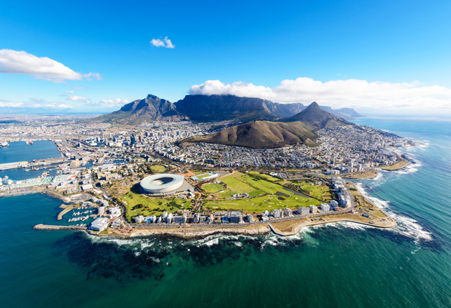 The distinctive natural beauty of Cape Town, South Africa