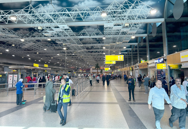 Modern facilities at Cairo International Airport (CAI), connecting Egypt to destinations worldwide.