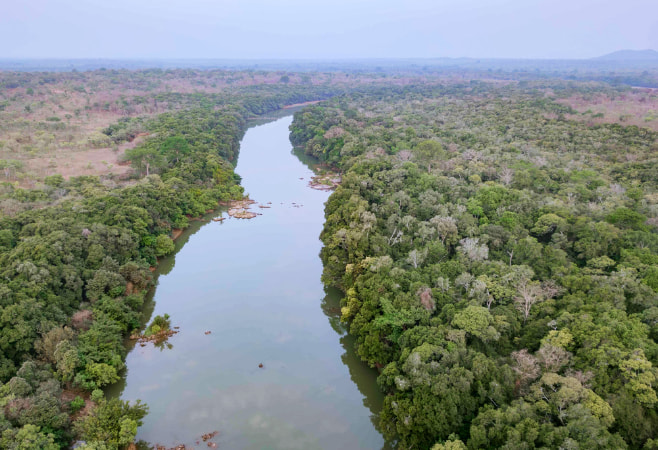 The Comoé National Park, located in the Zanzan and Savanes districts of north-eastern Ivory Coast, is a Biosphere Reserve and UNESCO World Heritage Site.