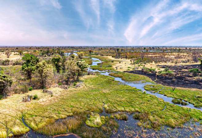 Visit Okavango Delta in Botswana: UNESCO Sites in Africa redefine beauty and resilience.