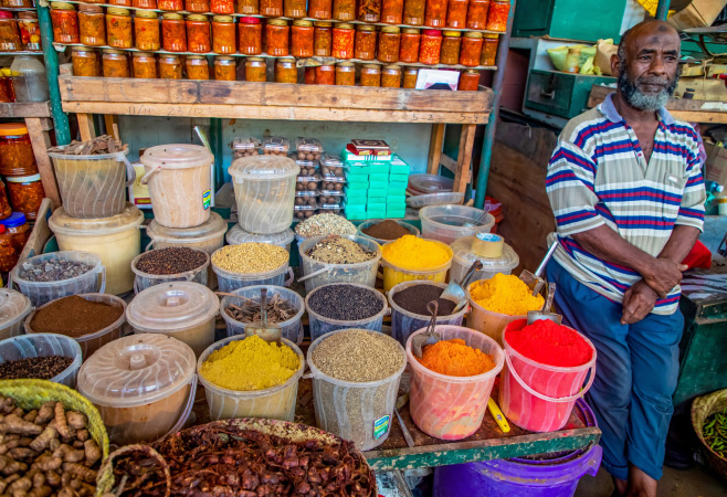 Traditional West African food is made from bold spices and deep flavors