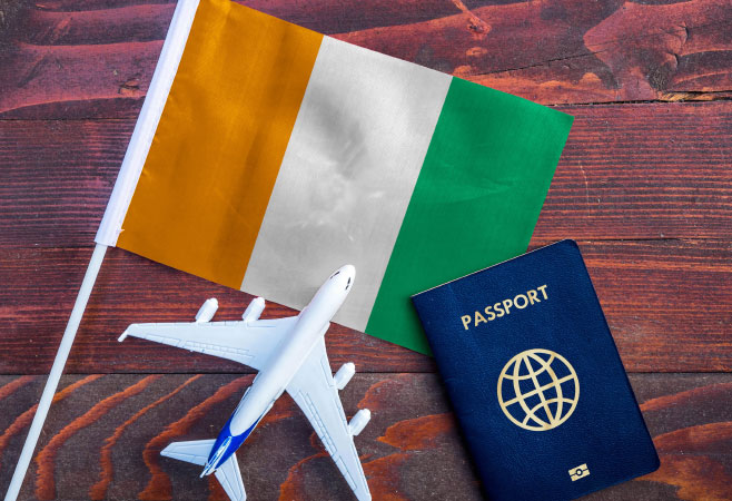Distance from UK to Ivory Coast
